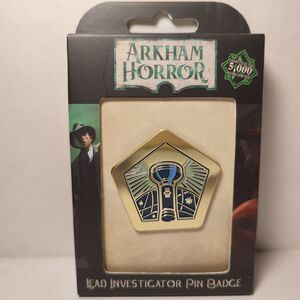 Arkham Horror Lead Investigator Enamel Pin Official Limited Edition Badge